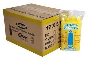 Sumo Premium Candle - Yellow